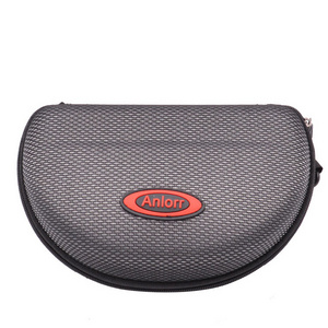 Anlorr Clear High quality protection hard Wholesale black zipper eva tool case custom logo eva glasses case