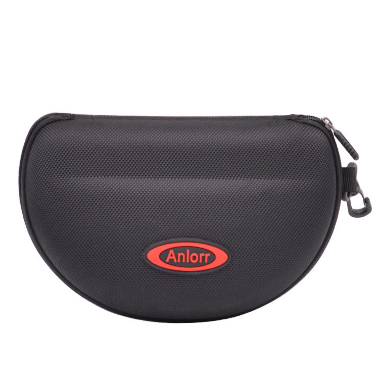 Anlorr Clear High quality protection hard Wholesale black zipper eva tool case custom logo eva glasses case