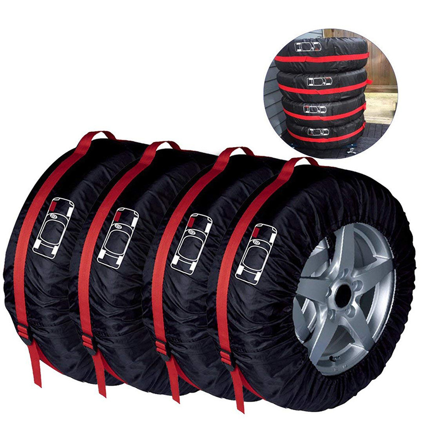 Reusable outdoors  performancespare car tire storage bag