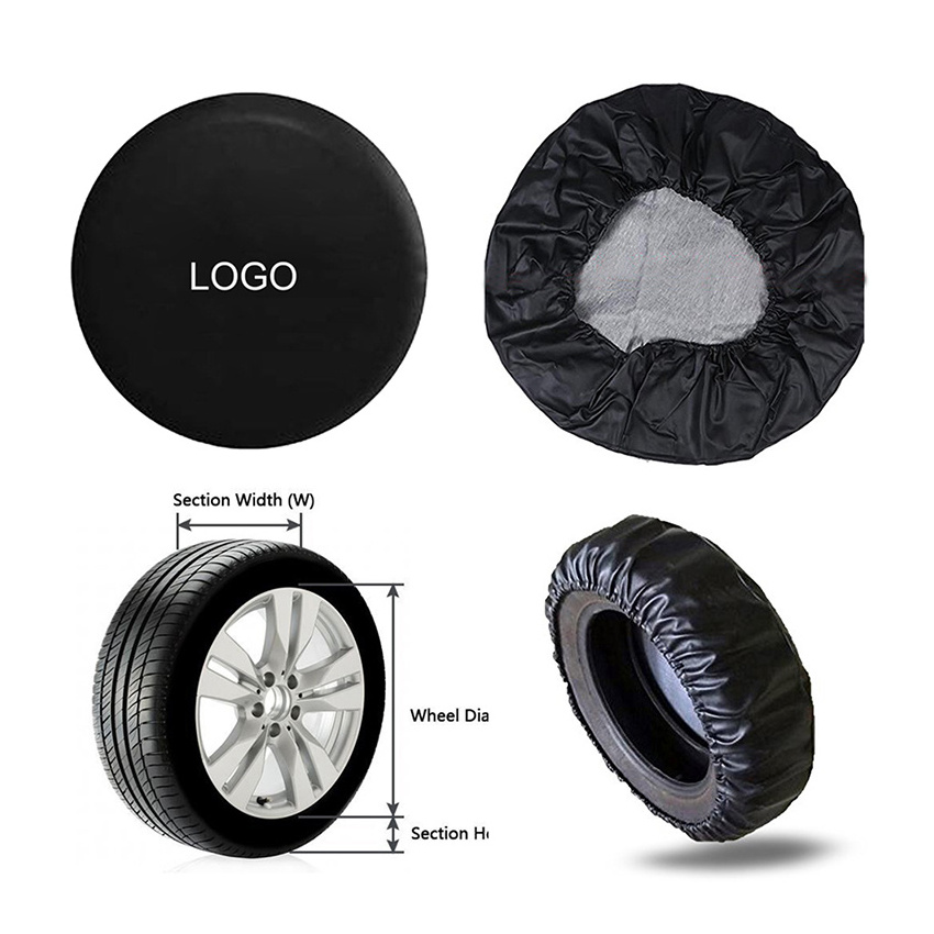 15inch 16inch 17inch PVC spare wheel cover waterproof car spare tire cover