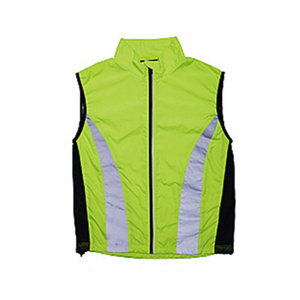 Orange reflective vest super bright mesh fabric for safety vest