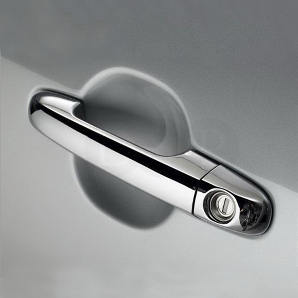 4PCS ABS Silver Car Door Handle Cover guard