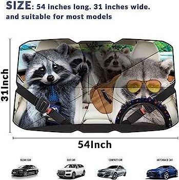 Foldable Car Windshield Sun Shade Umbrella Fit Sedan SUV Pickup Truck Most Vehicles