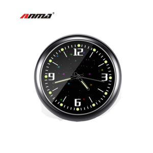 Luminous high-precision digital car interior decoration stick-on car clock