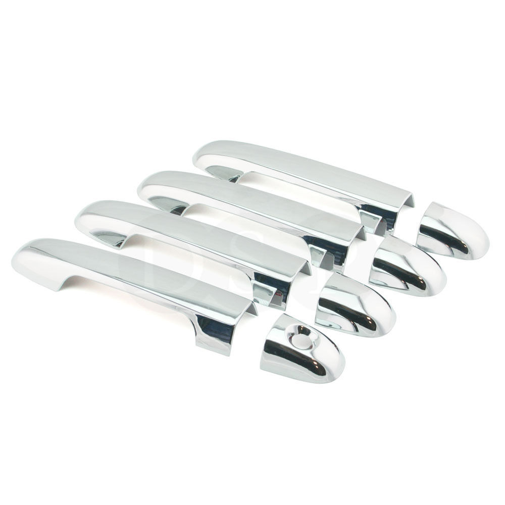 4PCS ABS Silver Car Door Handle Cover guard