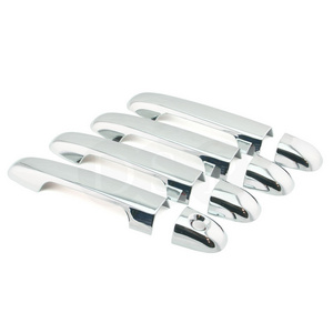 4PCS ABS Silver Car Door Handle Cover guard