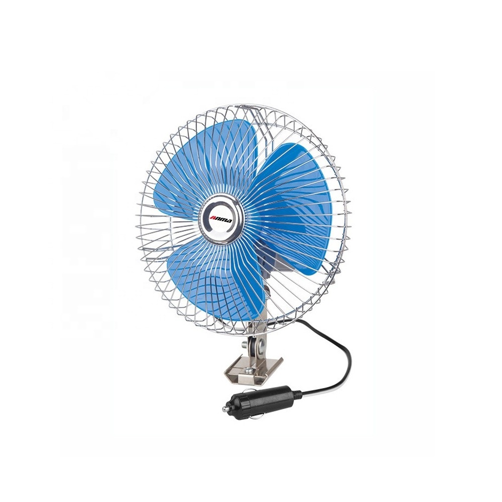 12V/24V Mini Electric Car Fan Low Noise car clip fan Car Air Conditioner Fan Portable