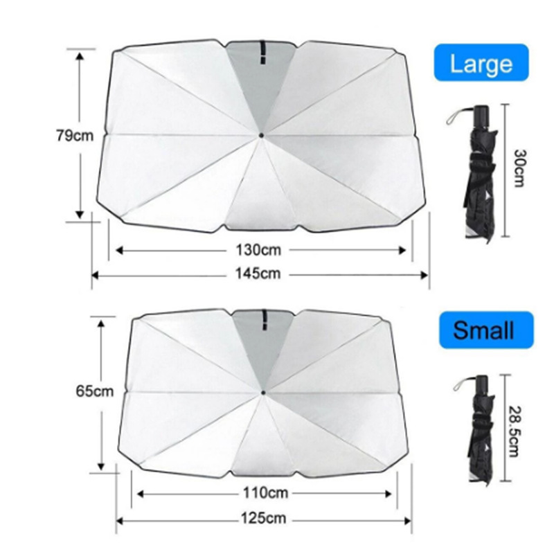 ANMA UV Protection Car Umbrella Tents Portable Car Window Solar Sunshade Umbrella the best car windshield sunshade umbrella