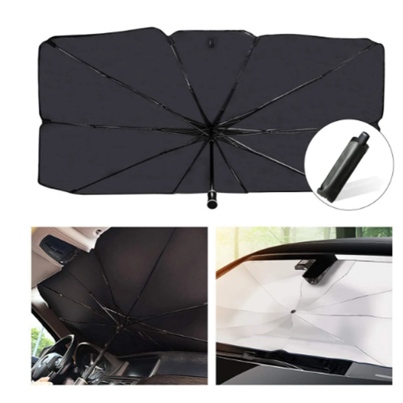 ANMA UV Protection Car Umbrella Tents Portable Car Window Solar Sunshade Umbrella the best car windshield sunshade umbrella