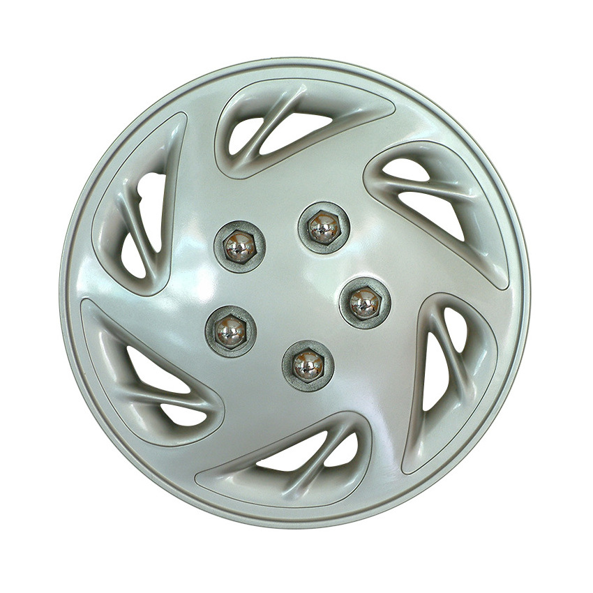 Car Wheel Covers rim wheel cover PP ABS Material Silver Chrome 13 14 15 16 inch plastic car wheel cover