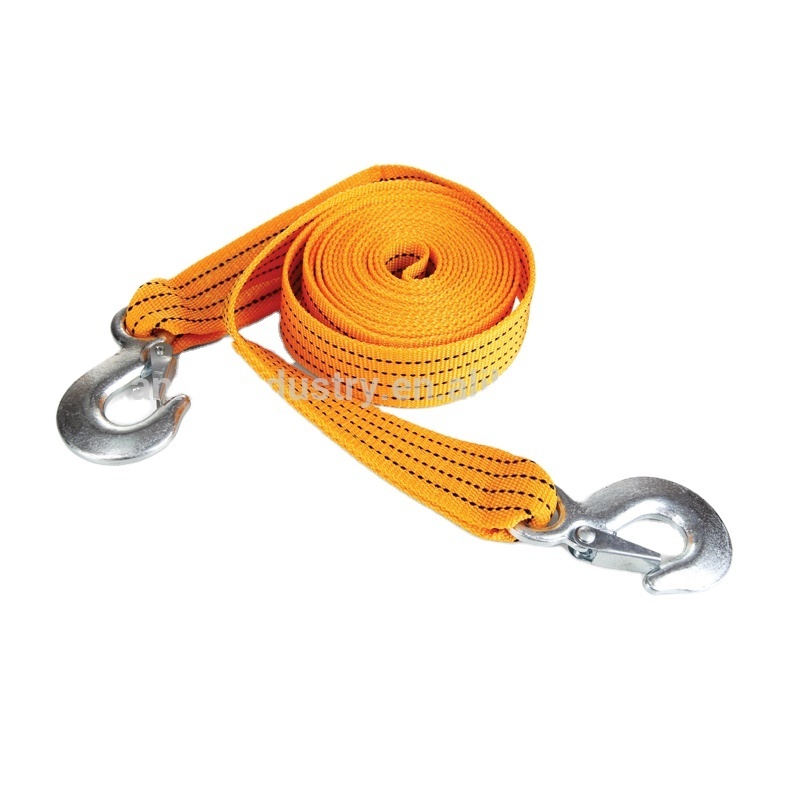 3T 3M Heavy Duty custom car tow rope Tow Strap with Hooks