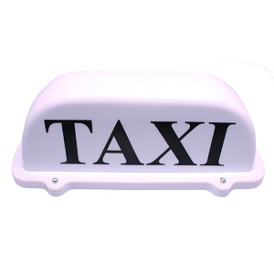 White taxi roof light PP material LED taxi sign