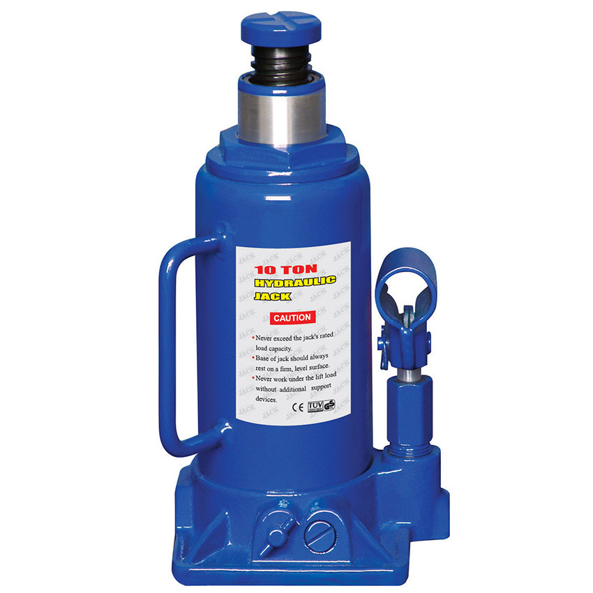 GS CE Certificate Approved Blue Color 8 Ton Capacity Hydraulic Bottle Jack With Safety Valve