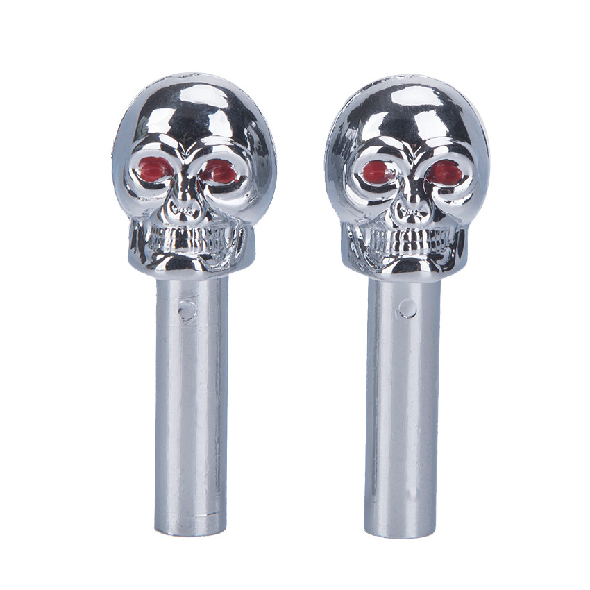 Skull Head Car Tire Valve Stem Caps Air Caps Cover Universal for Car Motorcycles