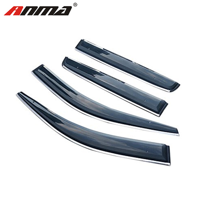 Good quality Auto Car SUN WIND DEFLECTOR RAIN SHADE window deflector visor Sun Rain Guard 4pcs