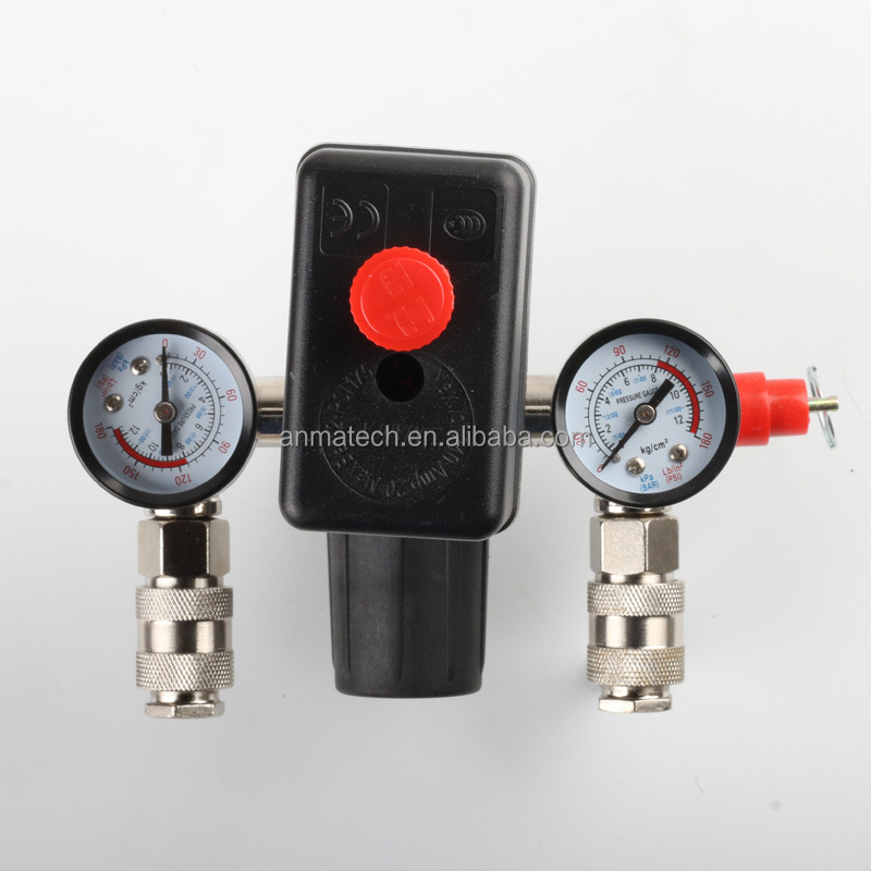 Wholesale 220V/380V Air Compressor Pressure Valve Control Switch 90-125PSI Regulator With Quick Connector