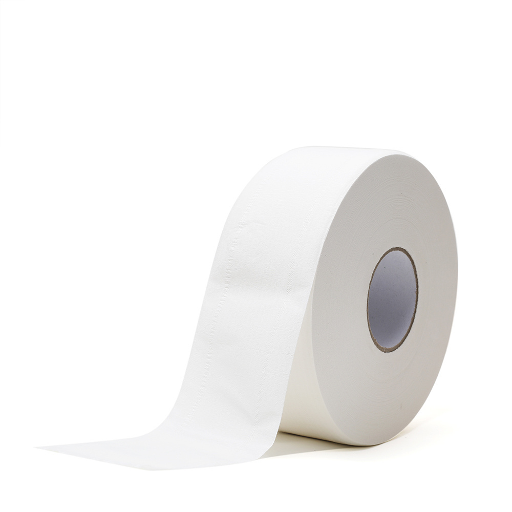 1 Ply Recycled Jumbo Roll Toilet Paper Virgin Ton Tissue 100% Virgin Pulp And Recycled Toilet Tissue Paper Jumbo Roll 1100Mm