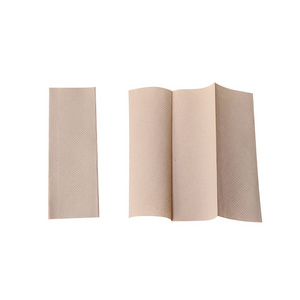 Recycled Pulp Interfold Hand Towel Industrial Paper Towels Soft White Tissue Tissu Dryed Cleaning Packaging Custom Logo Film Box