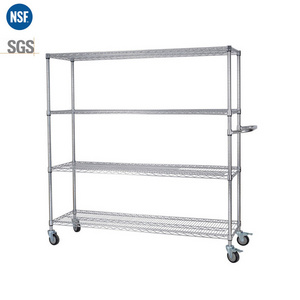 Heavy Duty Tier Layer Storage Equipment  Wire  Epoxy Shelving supermarket shelves stacking racks  unit