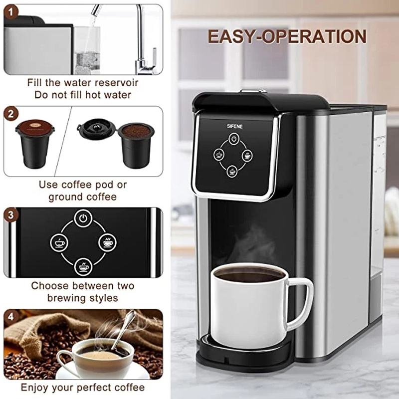 high quality turkish small coffee machine capsule making home appliance wholesale factory coffee brewer portable coffe maker