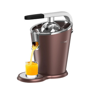 Juicer Squeezer Stainless Steel 150W  Soft Grip Handle and Cone Lid Electric Citrus Juicer for Orange/lemon/ Grapefruit