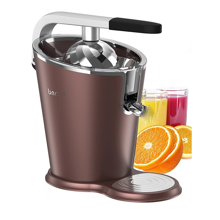 Juicer Squeezer Stainless Steel 150W  Soft Grip Handle and Cone Lid Electric Citrus Juicer for Orange/lemon/ Grapefruit