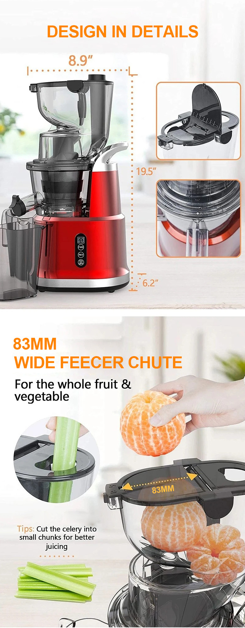 2022 Manufacture Fruit Orange Fast Juicer Extractor Big Power Electric Centrifugal Juicer Hand Press Fruit Slow Juicer Machine