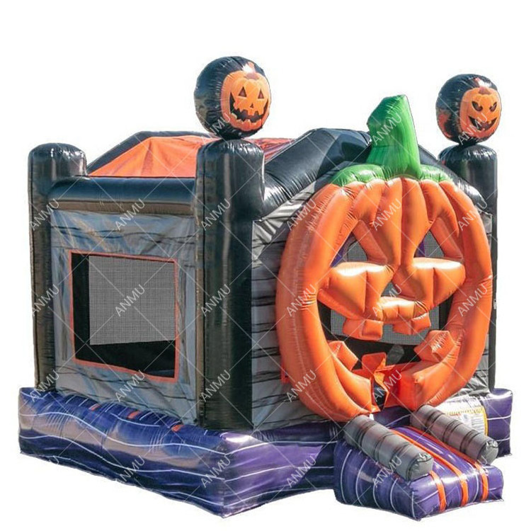 New style Inflatable Halloween bouncy castle pumpkin bounce house jumping castle for sale