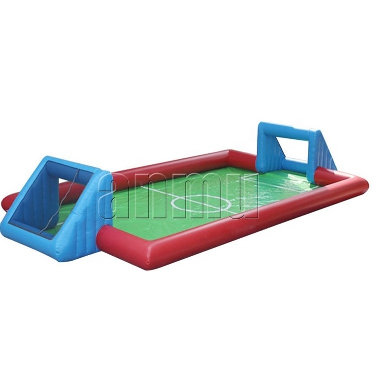 Customized Size inflatable football field inflatable soap soccer field for sale