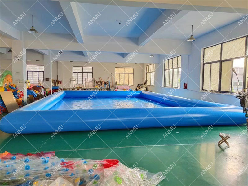 Customized size children water walking ball square swimming inflatable water pool