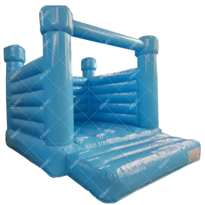 Factory Price 13x13 Inflatable White Toddler Bouncy Castle White Modern Moonwalk Bounce House