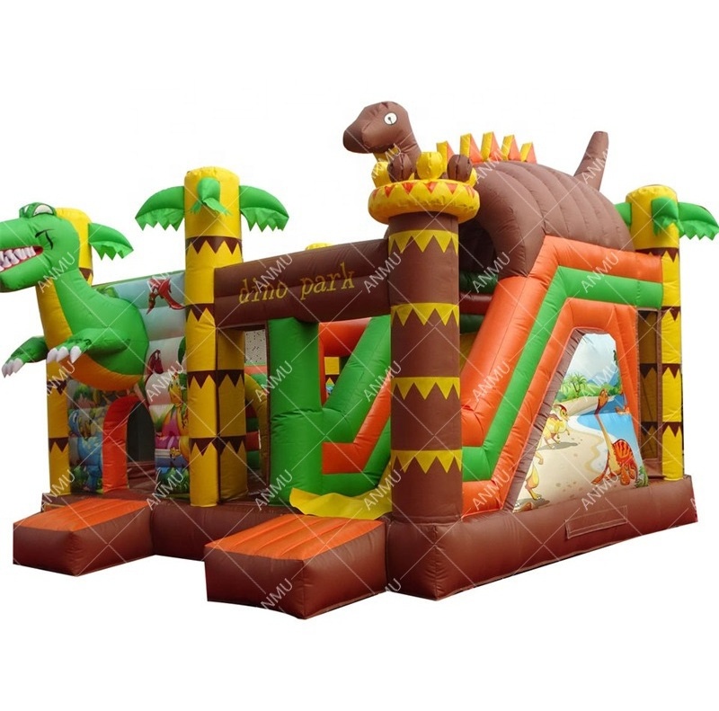 New design bounce house dinosaur castle paradise kids inflatable dinosaur jumping castle for sale