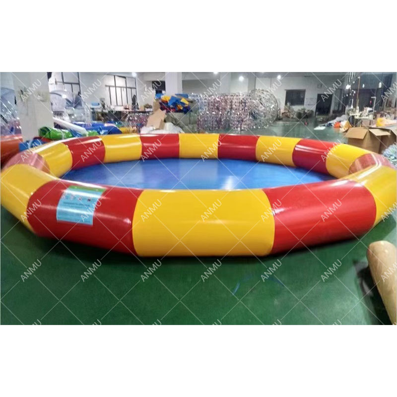 Customized size children water walking ball square swimming inflatable water pool