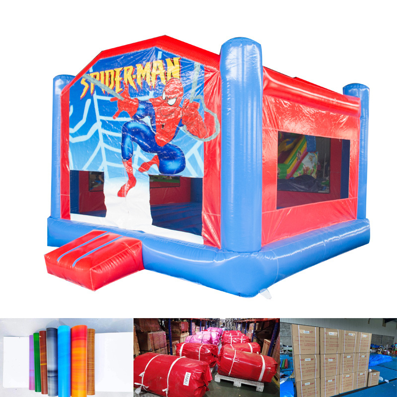 Party rental business equipment classic inflatable bouncer spiderman bounce house for sale