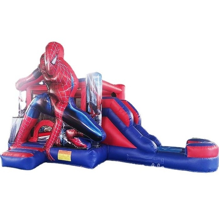 Hot sale inflatable bounce house spider hero man bounce house fun super hero theme parties inflatable bouncer