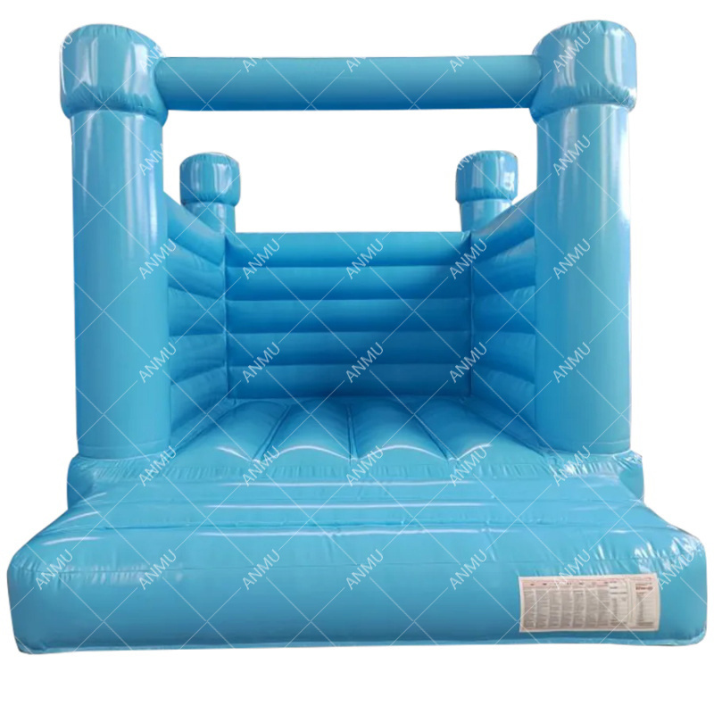 Factory Price 13x13 Inflatable White Toddler Bouncy Castle White Modern Moonwalk Bounce House