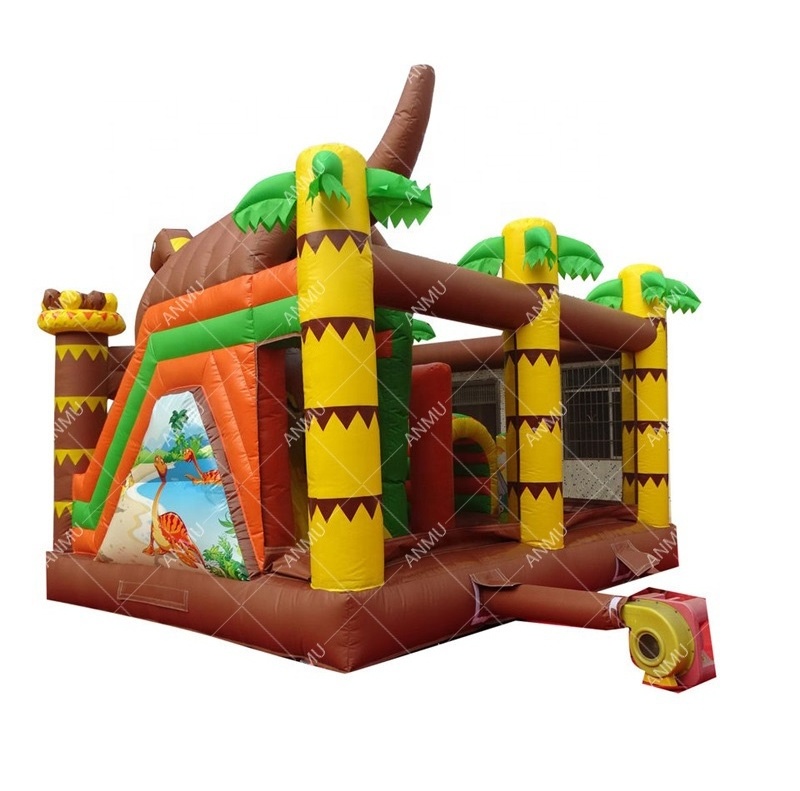 New design bounce house dinosaur castle paradise kids inflatable dinosaur jumping castle for sale