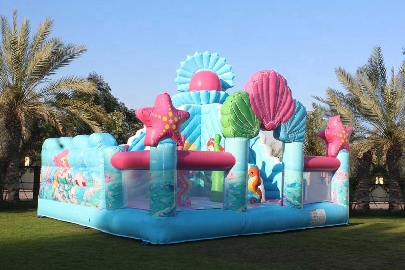 Commercial grade kids castillo party jumpers bounce house inflatable clown playground