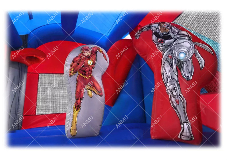 Hot sale Superhero theme commercial grade super man inflatable jumping castle