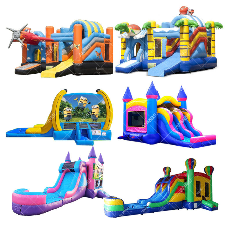 Commercial Inflatable Pirate Ship Combo The Big Bounce House Bouncy Castle Jumping With Slide