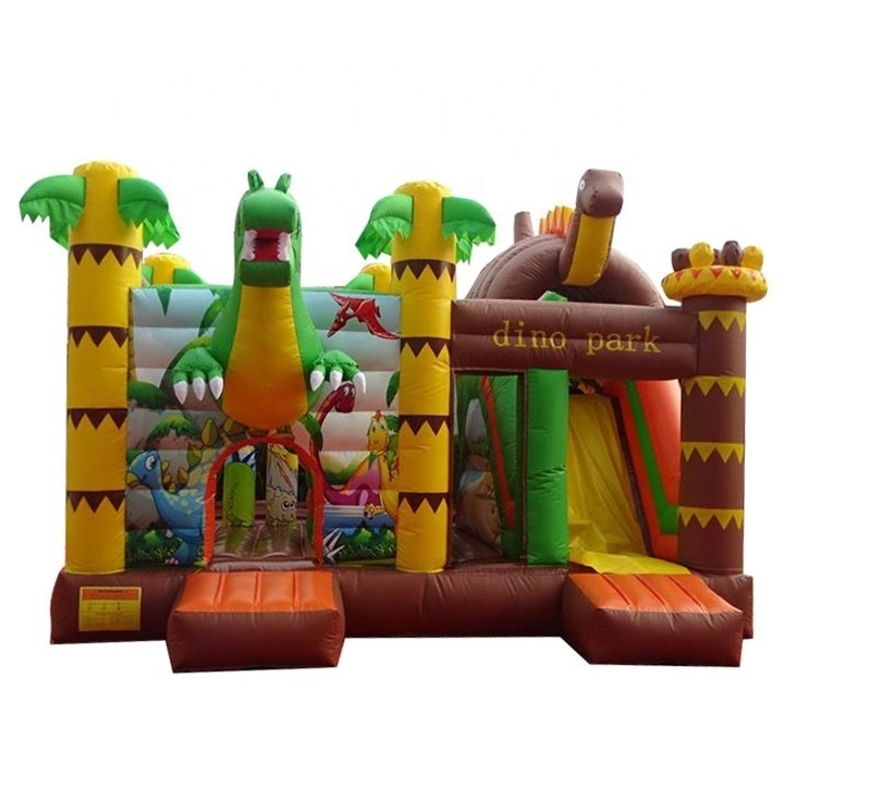 New design bounce house dinosaur castle paradise kids inflatable dinosaur jumping castle for sale