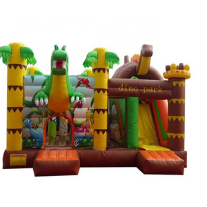 New design bounce house dinosaur castle paradise kids inflatable dinosaur jumping castle for sale