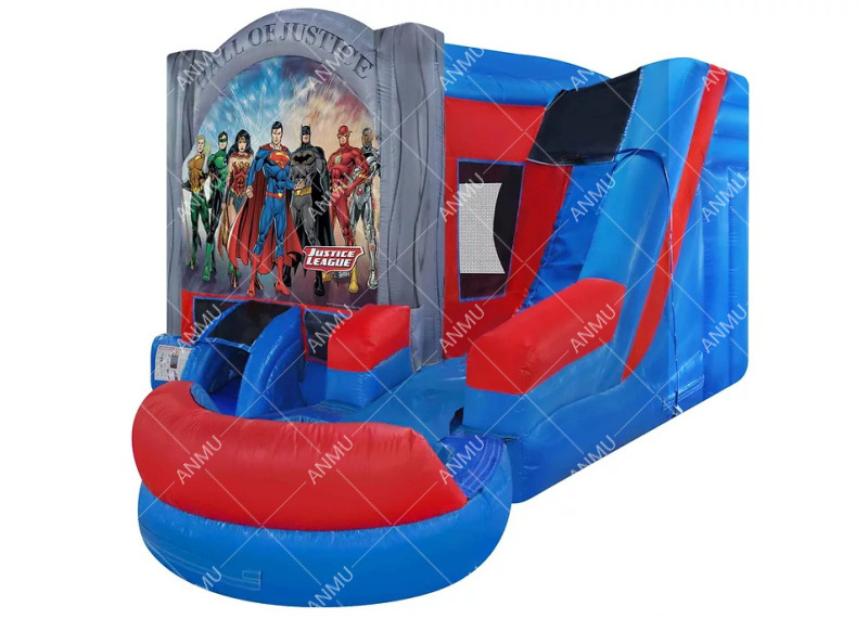 Hot sale Superhero theme commercial grade super man inflatable jumping castle