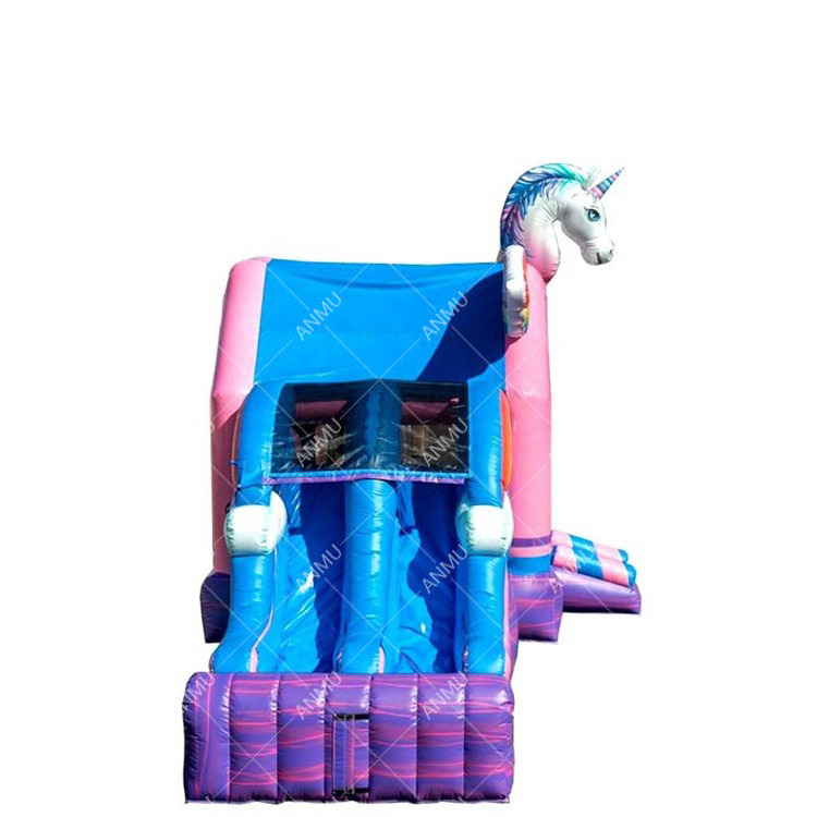 Unicorn Inflatable Bounce House Combo air bouncer inflatable trampoline bouncy castle jumping castle