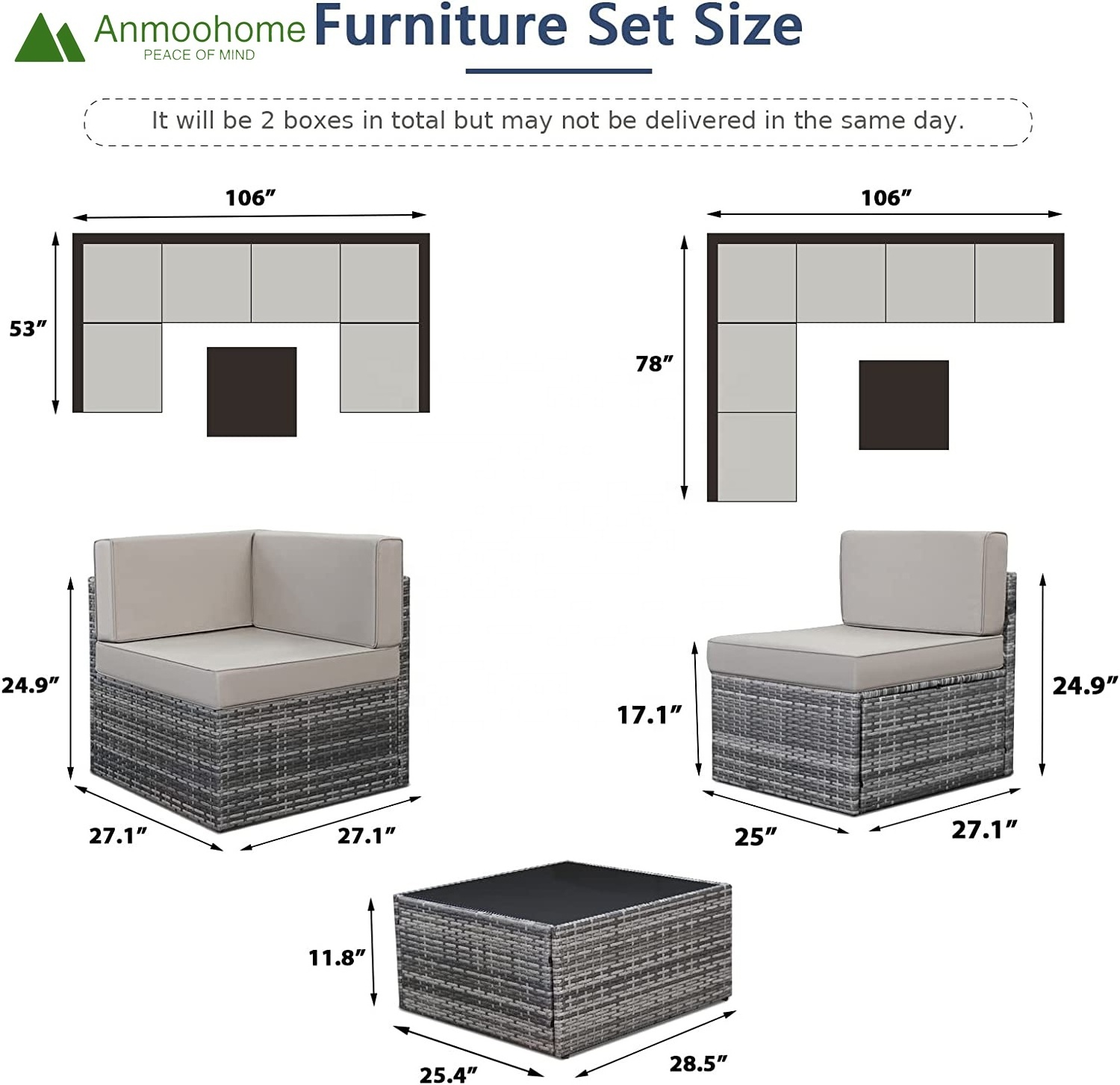 Modern terrace porch furniture 4-piece table and chair Outdoor garden table and chair light luxury living room bedroom study