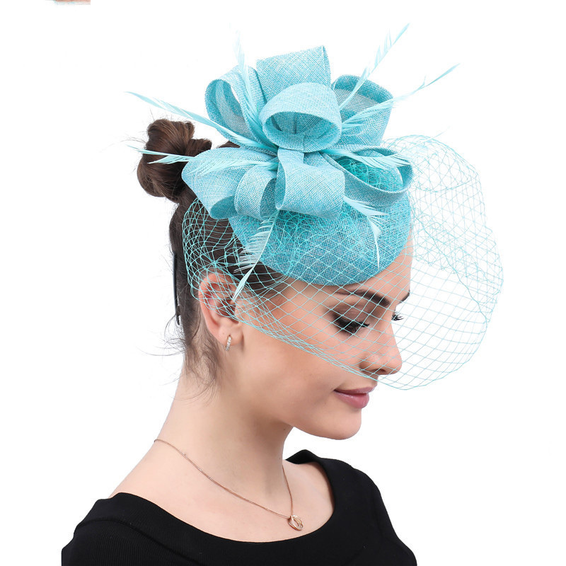 Fashion women hat Sinamay Fabric Derby Church Party Fascinator hats for ladies