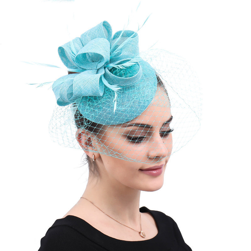 Fashion women hat Sinamay Fabric Derby Church Party Fascinator hats for ladies