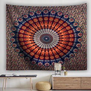 3D Print Indian Bohemian Mandala Boho Hippie Tapestries Wall Decoration