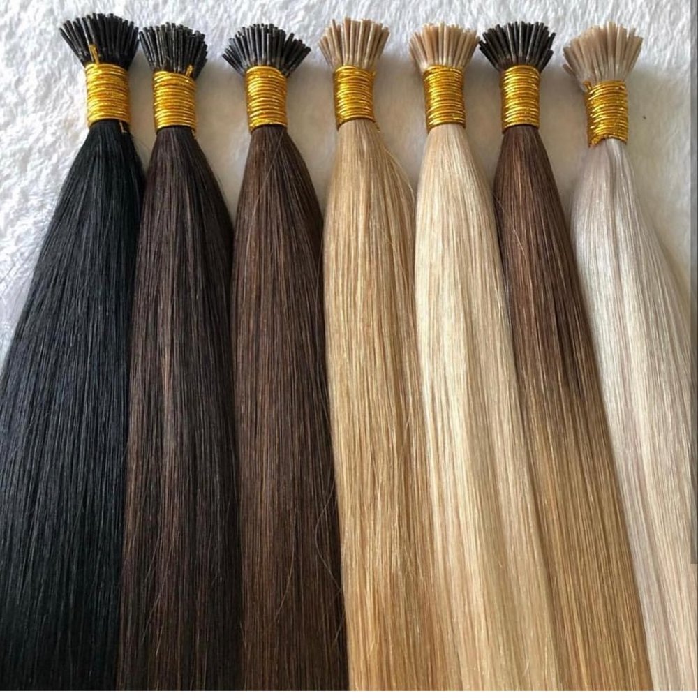 Wholesale remy Russian itip human hair extensions keratin micro link raw virgin hair pre bonded i tip hair extensions