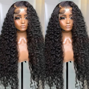 180% 200% Pre Plucked Glueless Full Hd Lace Wig Swiss Hd Lace Front 32 Inch Water Wave Wig Human Hair Raw Vietnamese Hair Wig